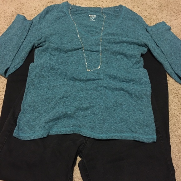 Mossimo Teal heather Tee - Picture 2 of 8